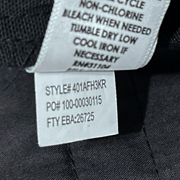 NWT Kim Rogers Black Curvy Straight Leg Sits At Waist Tummy Panel Pants Size 18 - Picture 8 of 15